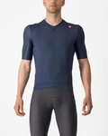 CASTELLI Kurzarm Fahrradtrikot - ESPRESSO - Blau