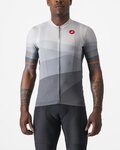 CASTELLI Kurzarm Fahrradtrikot - ORIZZONTE - Grau