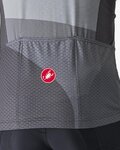 CASTELLI Kurzarm Fahrradtrikot - ORIZZONTE - Grau