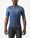 CASTELLI Kurzarm Fahrradtrikot - ORIZZONTE - Blau