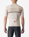 CASTELLI Kurzarm Fahrradtrikot - TRADIZIONE - Elfenbein
