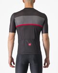 CASTELLI Kurzarm Fahrradtrikot - TRADIZIONE - Anthrazit