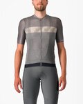 CASTELLI Kurzarm Fahrradtrikot - UNLIMITED ENDURANCE - Grau