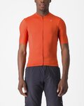 CASTELLI Kurzarm Fahrradtrikot - UNLIMITED ENTRATA - Orange