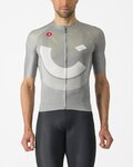 CASTELLI Kurzarm Fahrradtrikot - R-A/D - Grau
