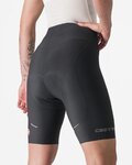 CASTELLI Fahrradshorts ohne Träger - ESPRESSO W - Schwarz