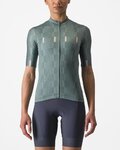 CASTELLI Kurzarm Fahrradtrikot - DIMENSIONE - Grün