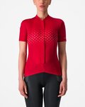 CASTELLI Kurzarm Fahrradtrikot - UNLIMITED SENTIERO 3 - Rot