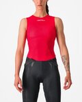 CASTELLI Ärmelloses Fahrrad-Shirt - PRO MESH W - Rot