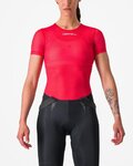 CASTELLI Kurzarm Fahrrad-Shirt - PRO MESH W - Rot