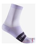 CASTELLI Klassische Fahrradsocken - ESPRESSO W - Lila