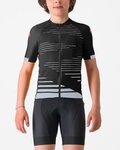 CASTELLI Kurzarm Fahrradtrikot - AERO KID - Anthrazit