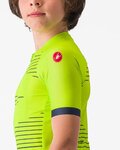 CASTELLI Kurzarm Fahrradtrikot - AERO KID - Gelb