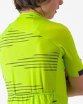 CASTELLI Kurzarm Fahrradtrikot - AERO KID - Gelb