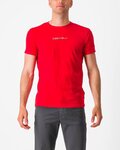 CASTELLI Kurzarm Fahrrad-Shirt - CLASSICO - Rot