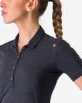CASTELLI Polo Hemd - MERINO W POLO - Schwarz