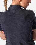 CASTELLI Polo Hemd - MERINO W POLO - Schwarz