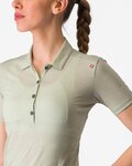 CASTELLI Polo Hemd - MERINO W POLO - Grün