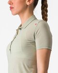 CASTELLI Polo Hemd - MERINO W POLO - Grün