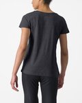 CASTELLI Kurzarm Fahrrad-Shirt - CLASSICO W TEE - Schwarz