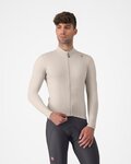 CASTELLI Langarm Fahrradtrikot für den Winter - ESPRESSO THERMAL - Grau