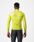 CASTELLI Langarm Fahrradtrikot für den Winter - COLLAPSE JRS - Gelb