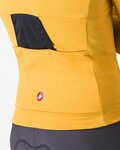 CASTELLI Langarm Fahrradtrikot für den Winter - UNLIMITED TRAIL 2 - Gold