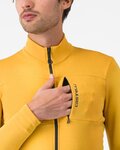 CASTELLI Langarm Fahrradtrikot für den Winter - UNLIMITED TRAIL 2 - Gold