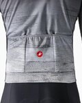 CASTELLI Langarm Fahrradtrikot für den Winter - UNLIMITED THERMAL - Grau