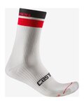 CASTELLI Klassische Fahrradsocken - GARA THERMAL 18 - Weiß