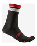 CASTELLI Klassische Fahrradsocken - GARA THERMAL 18 - Schwarz