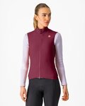 CASTELLI Fahrradweste - ESPRESSO W - bordeaux
