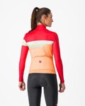 CASTELLI Langarm Fahrradtrikot für den Winter - TORNARE W - Orange