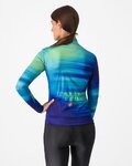 CASTELLI Langarm Fahrradtrikot für den Winter - PHASE - mehrfarbig/Blau