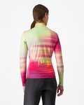 CASTELLI Langarm Fahrradtrikot für den Winter - PHASE - mehrfarbig/Rosa