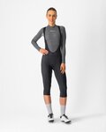 CASTELLI 3/4 lange Fahrradhose mit Träger  - ENTRATA W - Schwarz