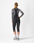 CASTELLI 3/4 lange Fahrradhose mit Träger  - ENTRATA W - Schwarz