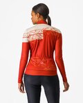 CASTELLI Langarm Fahrradtrikot für den Winter - UNLIMITED THERMAL 2 W - Rot