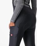 CASTELLI Lange Fahrradhose mit Trägern - UNLIMITED CARGO DT W - Schwarz