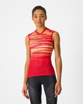 CASTELLI Ärmelloses Fahrradtrikot - INSIDER 2 W - Rot
