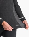CASTELLI Langarm Fahrrad-Shirt - MERINO SEAMLESS W - Schwarz