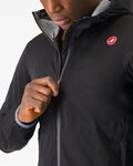 CASTELLI wasserfeste Jacke - UNLIMITED RAIN - Schwarz