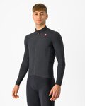 CASTELLI Langarm Fahrradtrikot für den Winter - AERO RACE - Schwarz