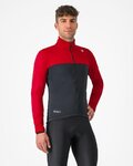 CASTELLI Fahrrad-Thermojacke - ESTREMO - Schwarz/Rot