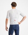 CASTELLI Kurzarm Fahrradtrikot - CLIMBER´S A/C - Silber/Grau