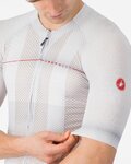 CASTELLI Kurzarm Fahrradtrikot - CLIMBER´S A/C - Silber/Grau