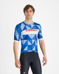 CASTELLI Kurzarm Fahrradtrikot - HERITAGE - Blau