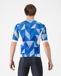 CASTELLI Kurzarm Fahrradtrikot - HERITAGE - Blau