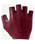CASTELLI Fingerlose Fahrradhandschuhe - ESPRESSO - bordeaux