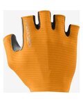 CASTELLI Fingerlose Fahrradhandschuhe - ESPRESSO - Orange